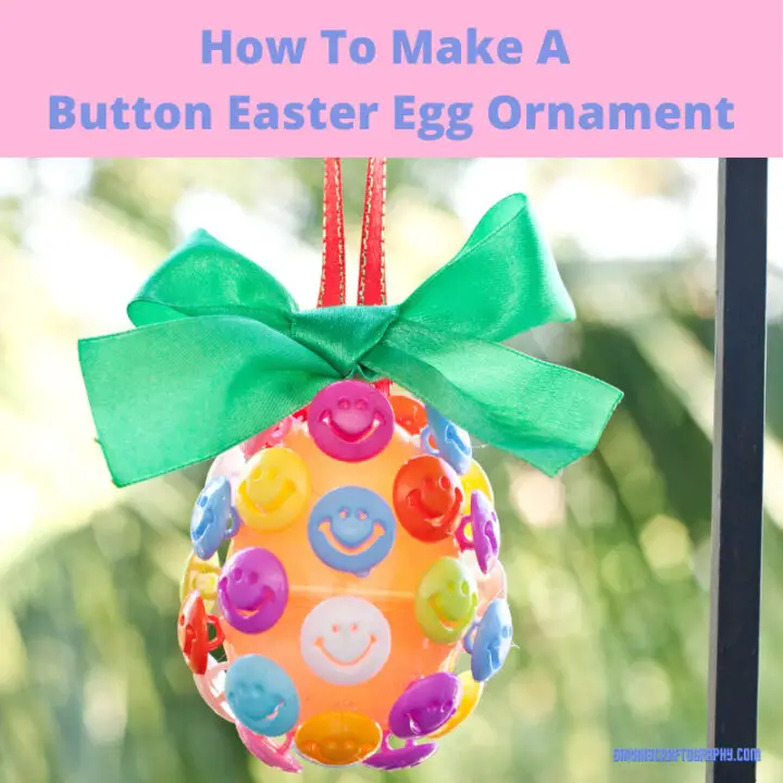 How To Make A Button Easter Egg Ornament