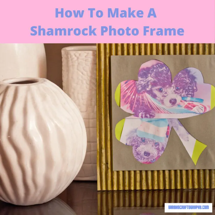 How To Make A Shamrock Photo Frame
