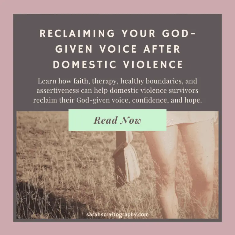 Reclaiming Your God-Given Voice After Domestic Violence