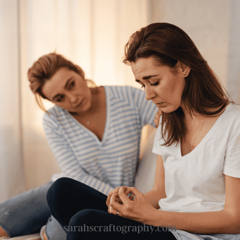 Woman considering the difficult realities of leaving an abusive relationship