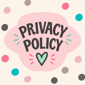 Privacy Policy graphic for Sarah's Craftography